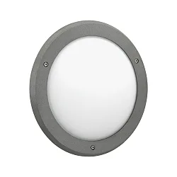 outdoor wall luminaire TYPE NO 6419 IP44, anthracite, opal dimmable