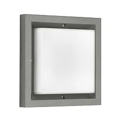 Wandarmatuur voor buitenshuis TYPE NO 6422 IP54, antraciet, opaal dimbaar