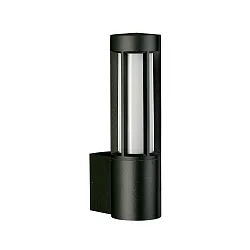 Wandarmatuur voor buitenshuis TYPE NO 0215 up, cilindrisch E27 IP44, zwart mat dimbaar