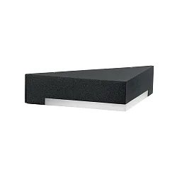 LED Outdoor Wall luminaire Type No. 0333, IP54, triangle shape, 5W 3000K 480lm,cast alu,acrylic glass, dimmable, black matt