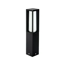 Sokkelarmatuur TYPE NO 0508 hoekig E27 IP44, zwart mat dimbaar