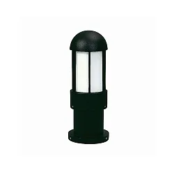 Sokkelarmatuur TYPE NO 0521 cilindrisch E27 IP44, zwart mat dimbaar