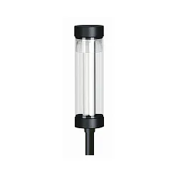 Paaltoparmatuur TYPE NO 0847 dimbaar IP54, zwart mat dimbaar