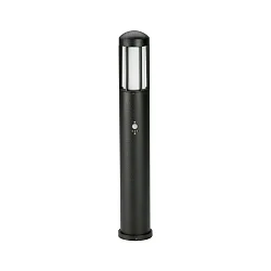 Lichtpaal TYPE NO 2221 cilindrisch, met bewegingsmelder E27 IP44, zwart mat dimbaar