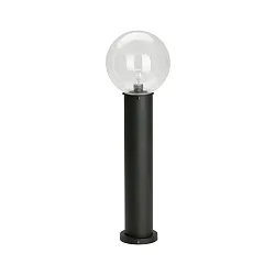 Lichtpaal TYPE NO 2012 rond E27 IP44, zwart mat dimbaar