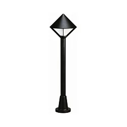 Padverlichting TYPE NO 2031 E27 IP44, zwart mat dimbaar