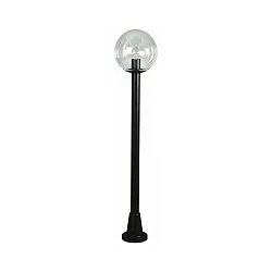 Padverlichting TYPE NO 2053 rond E27 IP44, zwart mat dimbaar