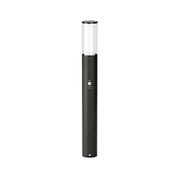 Lichtpaal TYPE NO 2069 cilindrisch, met bewegingsmelder E27 IP44, zwart mat dimbaar