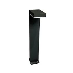 Lichtpaal TYPE NO 2087 hoekig, slagvast IP65, zwart mat