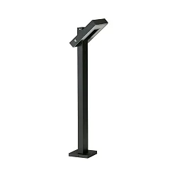 Lichtpaal TYPE NO 2091 hoekig, draaibaar IP54, zwart mat