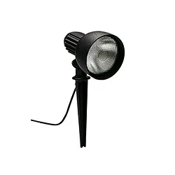 Lamp met grondpen TYPE NO 2123 met stekker, instelbaar E27 IP54, zwart mat dimbaar