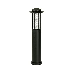 Lichtpaal TYPE NO 2203 rond, met omslag IP54, zwart mat dimbaar