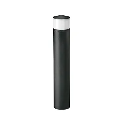 LED Bollard light Type No. 2240, IP44, height 58.5cm, 10W 3000K 900lm, cast alu / acrylic glass, dimmable, black matt