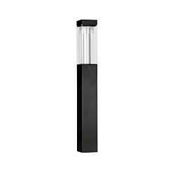 bollard lamp TYPE NO 662288 asymmetrical IP54, black, transparent