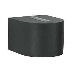 Buitenspot TYPE NO 2339 up down, rond IP44, zwart mat 