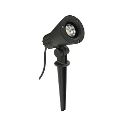 Lamp met grondpen TYPE NO 2355 draaibaar, met stekker IP54, zwart mat dimbaar