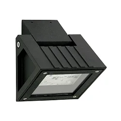 Paneelspot TYPE NO 2410 draaibaar, dimbaar, onbreekbaar IP54, zwart dimbaar