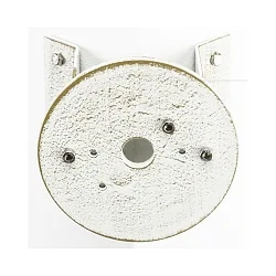 Hoeksteun TYPE NO 1005 rond, goud, wit