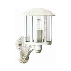 Outdoor Wall luminaire Country style Vintage Type No. 1834, standing with bracket, IP23, E27 QA55 max. 57W, white-gold