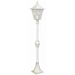 Padverlichting TYPE NO 4136 hoekig E27 IP23, goud, wit dimbaar