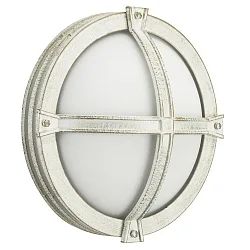 Wand- en plafondarmatuur TYPE NO 6230 rond, met omslag E27 IP44, goud, wit dimbaar