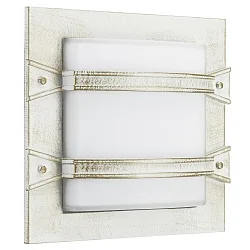 Wand- en plafondarmatuur TYPE NO 6262 2-voudig, met omslag E27 IP44, goud, wit dimbaar