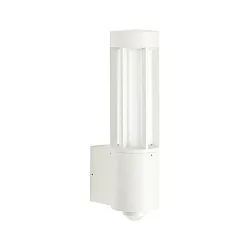 Wandarmatuur voor buitenshuis TYPE NO 0215 up, cilindrisch E27 IP44, wit dimbaar