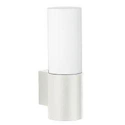 Wandarmatuur voor buitenshuis TYPE NO 0277 cilindrisch, dimbaar IP54, wit mat dimbaar