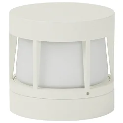 Wand- en plafondarmatuur TYPE NO 0326 rond, dimbaar IP54, wit mat dimbaar