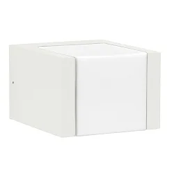 Wandarmatuur voor buitenshuis TYPE NO 0332 lang, dimbaar IP54, wit mat dimbaar