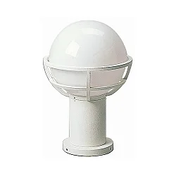 Sokkelarmatuur TYPE NO 0520 rond E27 IP44, wit dimbaar