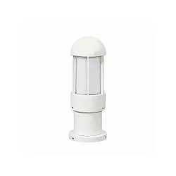 Sokkelarmatuur TYPE NO 0521 cilindrisch E27 IP44, wit dimbaar