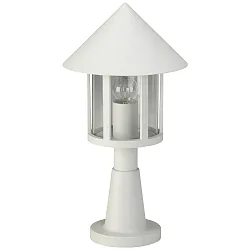 Sokkelarmatuur TYPE NO 0539 rond E27 IP44, wit dimbaar