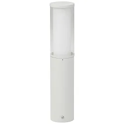 Sokkelarmatuur TYPE NO 0545 cilindrisch E27 IP44, wit mat