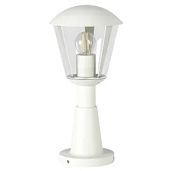 Sokkelarmatuur TYPE NO 0554 rond, slagvast E27 IP54, wit dimbaar