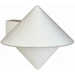 Wandarmatuur voor buitenshuis TYPE NO 0617 E27 IP44, wit dimbaar