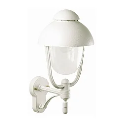 Wandarmatuur voor buitenshuis TYPE NO 0688 up E27 IP44, wit dimbaar