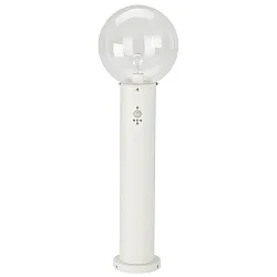 Lichtpaal TYPE NO 2012 rond, met bewegingsmelder E27 IP44, wit dimbaar