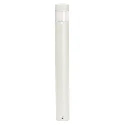 LED Bollard light Type No. 2294, 360° symmetrical, 9W 3000K 1000lm aluminum / plastic opal, white matt