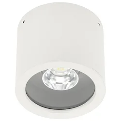 Plafondarmatuur voor buiten TYPE NO 2319 draaibaar IP44, wit mat dimbaar