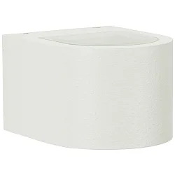 LED Outdoor Wall spot Type No. 2340 - 2-sided, wide/wide, rond, IP44, 230V AC/DC, 2x 3W 3000K 330lm, glass, white