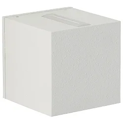 Buitenspot TYPE NO 2371 up down, hoekig IP44, wit mat 
