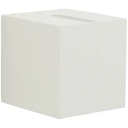 Buitenspot TYPE NO 2415 up down, hoekig IP44, wit mat 