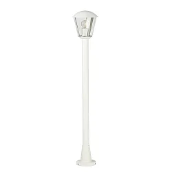 Padverlichting TYPE NO 4154 rond E27 IP54, wit mat dimbaar