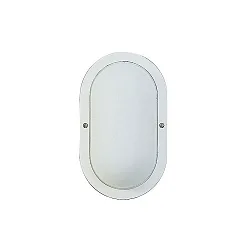Wand- en plafondarmatuur TYPE NO 6037 E27 IP44, wit mat dimbaar