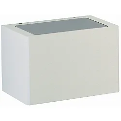 Wandarmatuur voor buitenshuis TYPE NO 6367 up down, kort IP44, wit mat 