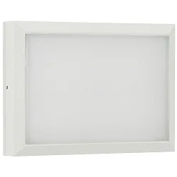 Wand- en plafondarmatuur TYPE NO 6403 lang, dimbaar, slagvast IP54, wit mat dimbaar
