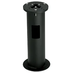 Grondinbouwsokkel TYPE NO 0010 / Ø 15CM klein, mechanisch, zwart