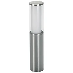 Sokkelarmatuur TYPE NO 0546 cilindrisch E27 IP44, rvs