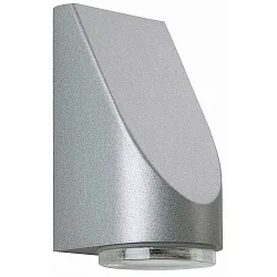 Wandarmatuur TYPE NO 0677 GU10 IP43, zilver, transparant dimbaar